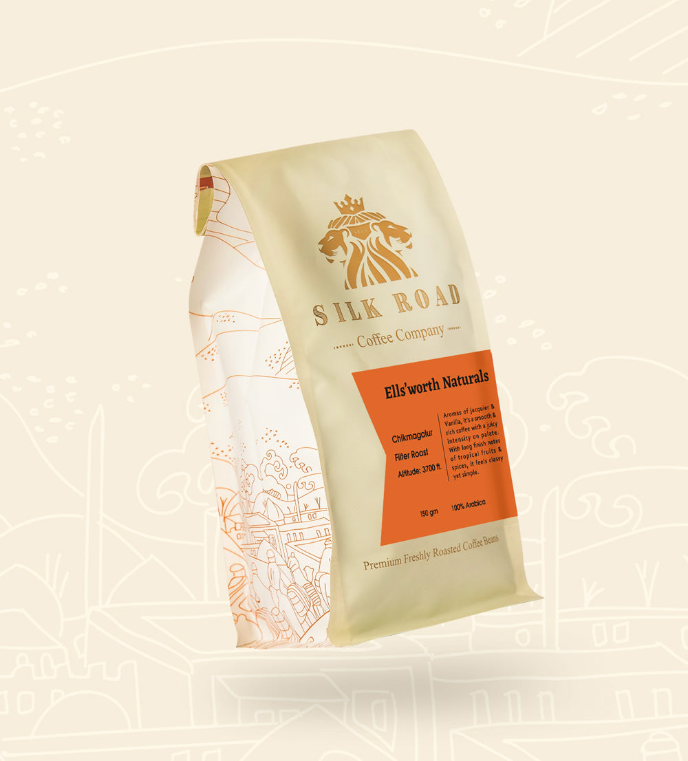 Illustration of Single Estate Coffee Beans Online Shop